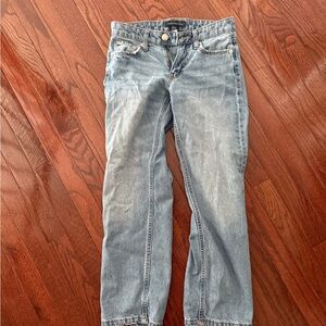 Aeropostale Blue Straight Jeans - 000 Short